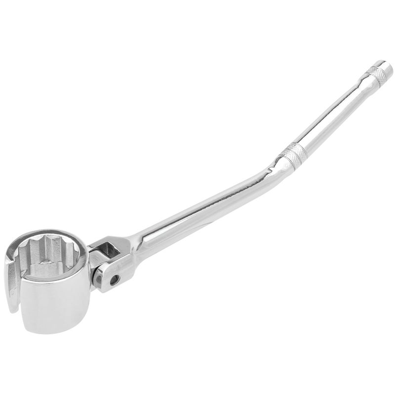 Performance Tool W84007 Flexible Head Oxygen Sensor Wrench with Contour Handle, Chrome-Vanadium Steel (7/8-Inch or 22mm) - Image 1
